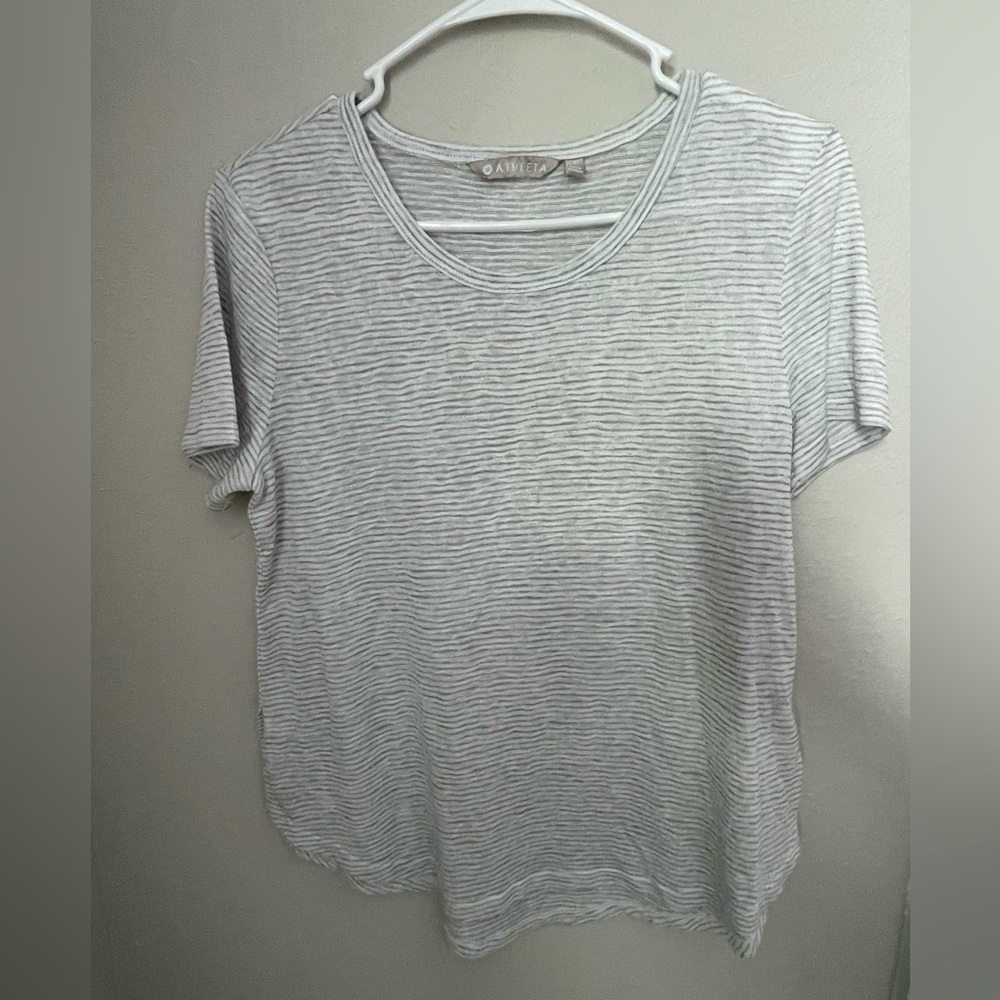 Athleta Breezy Striped Tee